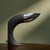 Mid-Century Modern Circular Black Steel and Aluminum Table Lamp from Fratelli Martini, Italy, 1975s For Sale - Image 3 of 10