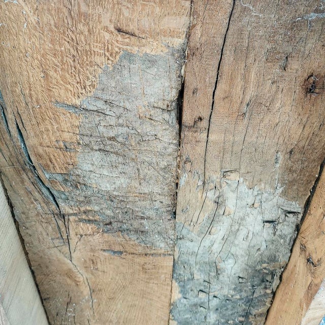 Antique Italian Rustic Country Table in Oak, 1900s For Sale - Image 9 of 12