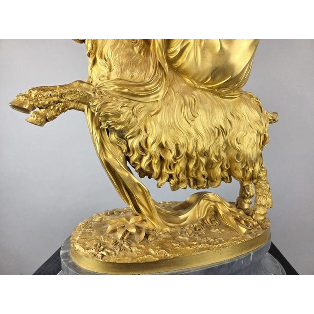 After Philippe-Laurent Roland, Bacchante Riding a Goat, 19th Century, Bronze For Sale - Image 4 of 18