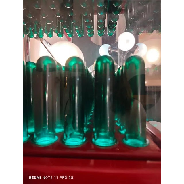 Acrylic Glass Totem Floor Lamp by Paolo Ventrella, Italy, 1980s For Sale - Image 6 of 8