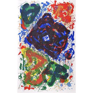 After Sam Francis LEtoile, Edition 37/50, 1990s, Lithograph For Sale