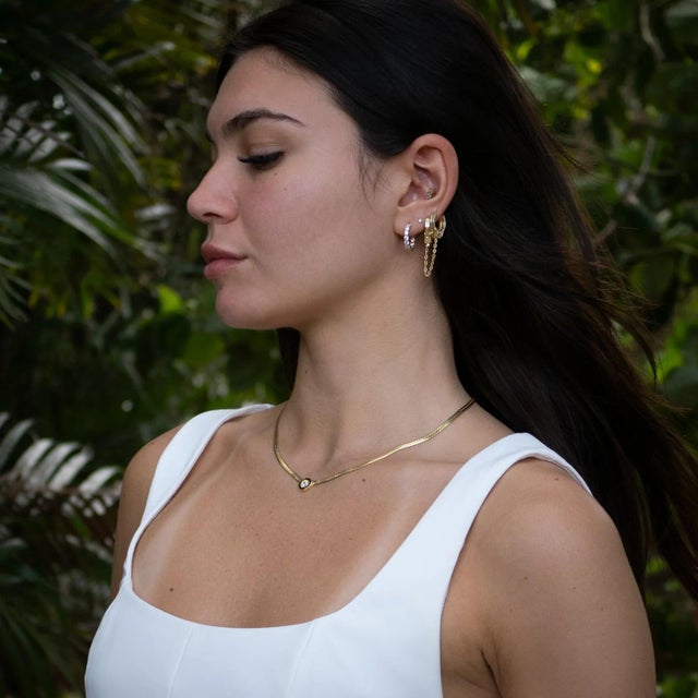 Soul Shine Gold & Diamond Choker Necklace For Sale In Miami - Image 6 of 8