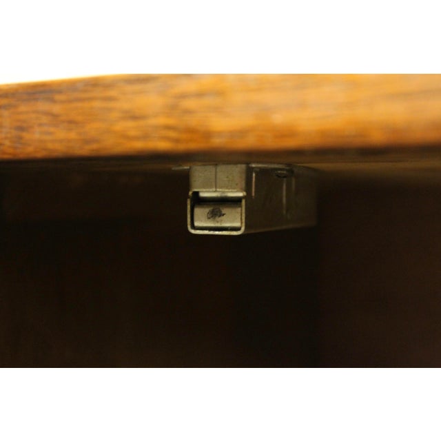 Mid-Century Sculpted Diamond Front Walnut Nightstands, Pair For Sale - Image 13 of 13