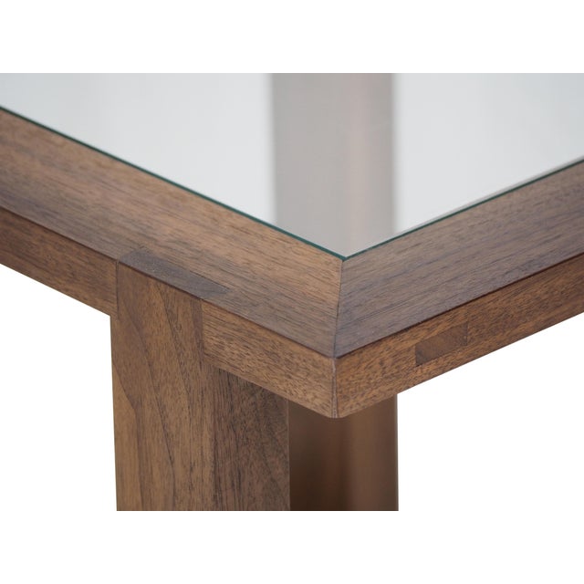 Mid-Century Modern Contemporary 2 Tier Table For Sale - Image 3 of 3