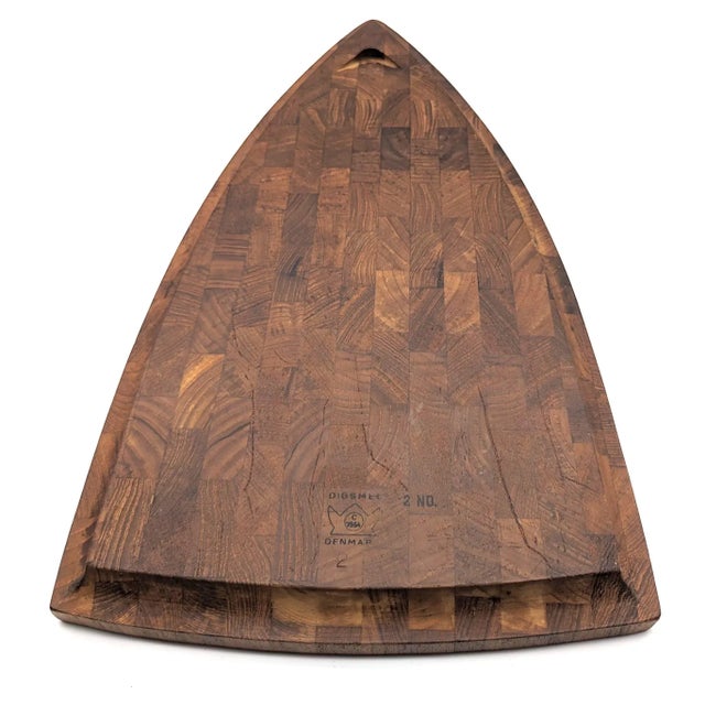 Digsmed 1960s Digsmed Teak Wood Carving and Charcuterie Board For Sale - Image 4 of 11
