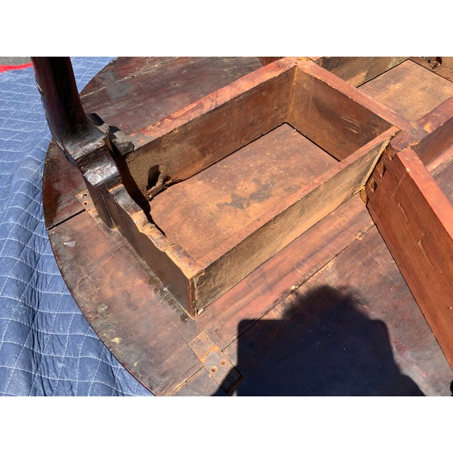 Late 18th Century Late 18th Century Queen Anne Drop Leaf Dining Table For Sale - Image 5 of 11