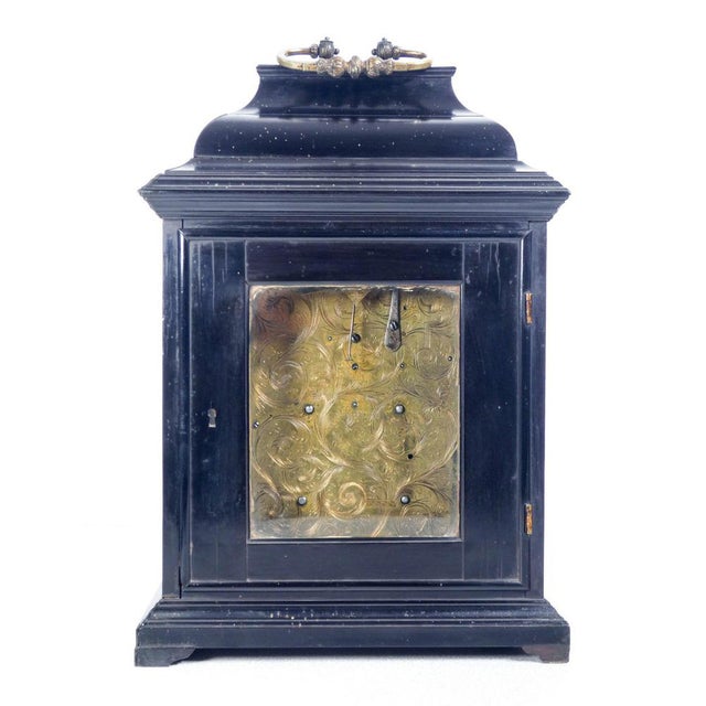 Antique Table Clock by Van Ceule Le Jeune, 1700 For Sale - Image 5 of 18
