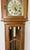 Vintage French Louis Style Oak Grandfather Clock For Sale - Image 4 of 14