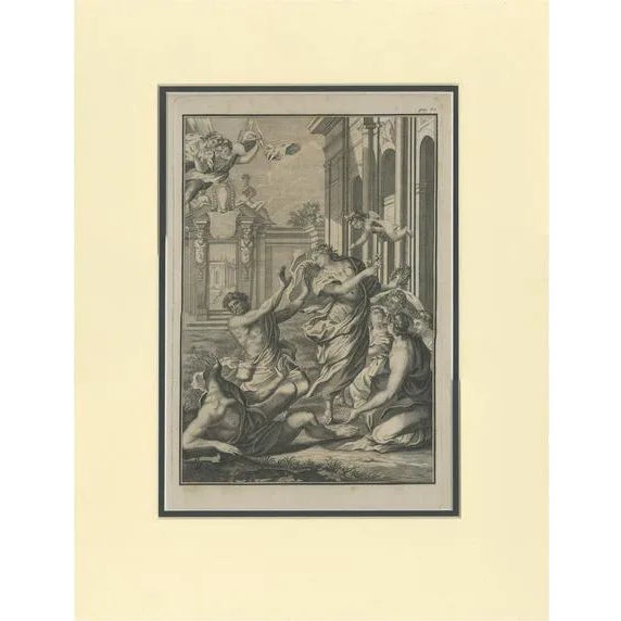 Volckamer, Illustration of Flora Turning Limace Into a Slug, 1710, Print For Sale