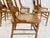Oak Farmhouse Dining Chairs Set of 6, Carved Peacock Backs, Ronnoco 1978 For Sale - Image 15 of 18