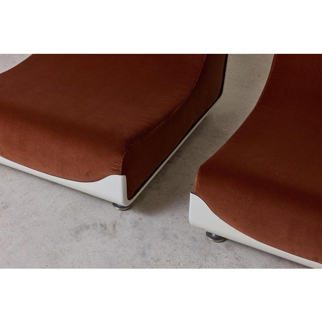 Space Age Italian Lounge Chairs, 1970s, Set of 2 For Sale - Image 9 of 10