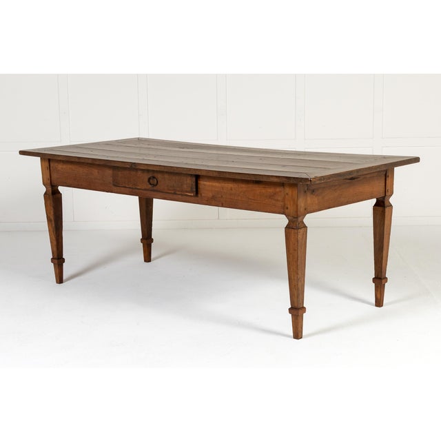 18th Century French Cherrywood Farmhouse Table For Sale - Image 3 of 7