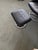 Ikea Vintage 1999 Ikea "Malung" Leather Lounge Chair and Ottoman For Sale - Image 4 of 4