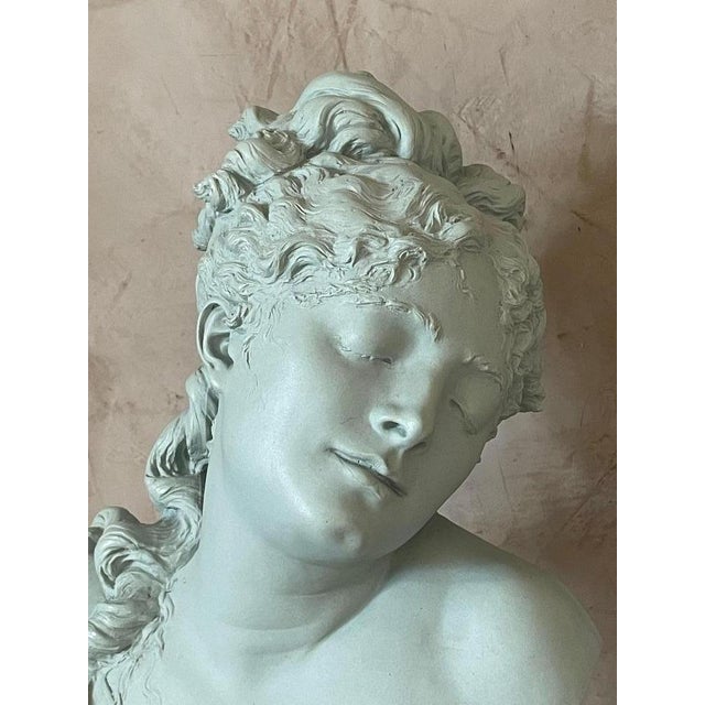 Antique Woman Bust in Terracotta, 1850s For Sale - Image 5 of 18