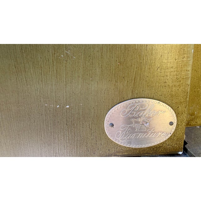1960s Baker Furniture Monumental Three-Piece Hollywood Regency Credenza For Sale - Image 15 of 15