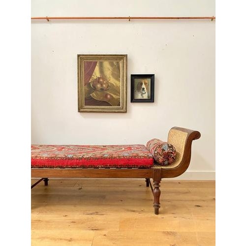 Edwardian Cane Day Bed For Sale - Image 4 of 7