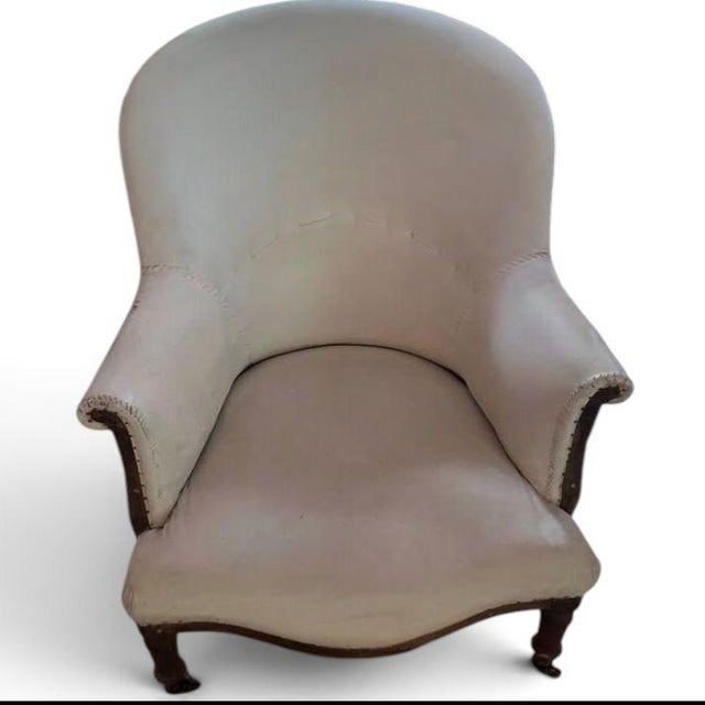 1980s 1980s The Deconstructed French Barrel-Back Chair by Restoration Hardware For Sale - Image 5 of 6