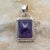 Amethyst and moonstone pendant set in sturdy sterling silver for a modern or tribal appeal. This piece encapsulates the...