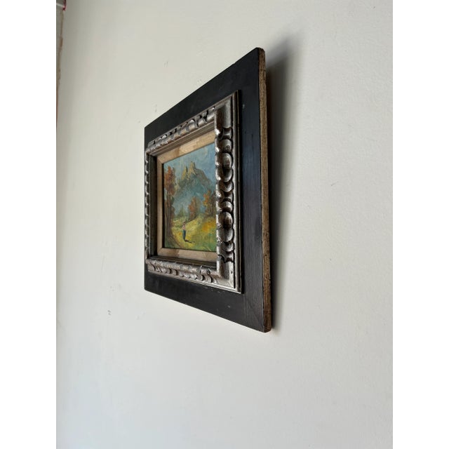 70's Vintage Cordo Oil Landscape Painting For Sale - Image 4 of 13