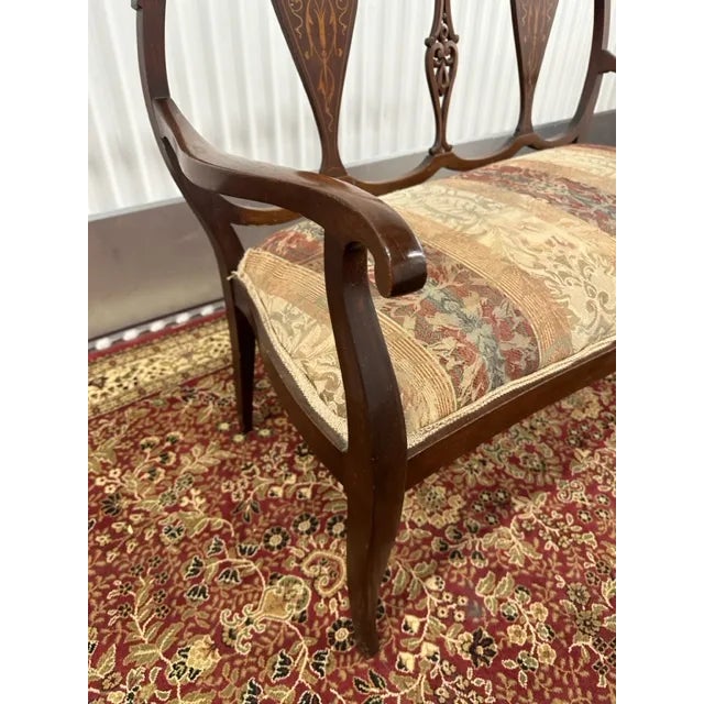 Elegance from the Past: Antique French Upholstered Bench Step into the timeless beauty of the turn of the century with our...