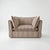 Not Yet Made - Made To Order Sophie Conran Coco Loveseat Narrow Chocolate Stripe with Piping with Knife Edge Cushion For Sale - Image 5 of 5
