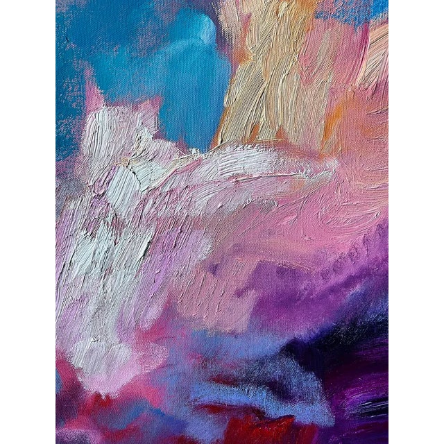 2020s "We Need to Stop" Abstract Expressionist Contemporary Oil Painting by Monica Shulman For Sale - Image 5 of 12