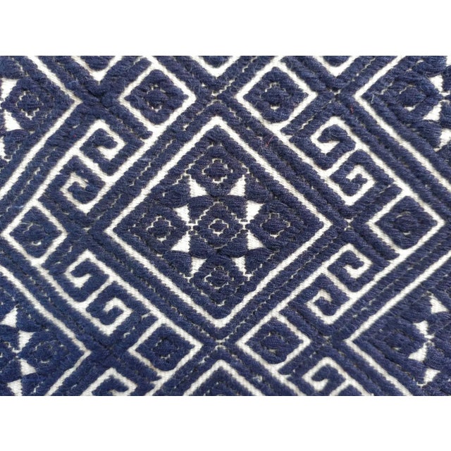 Boho Chic Vintage Embroidered Wedding Quilt Fabric For Sale - Image 3 of 4