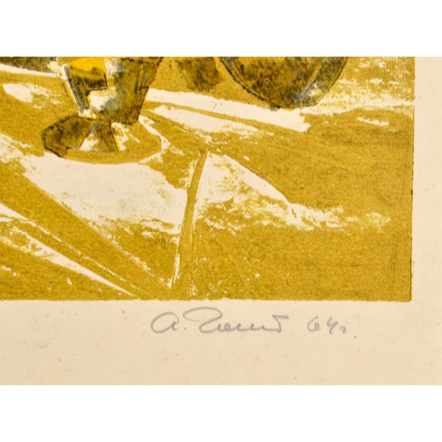 1960s Albert Goltjakov, Still Life, 1964, Monotype For Sale - Image 5 of 7