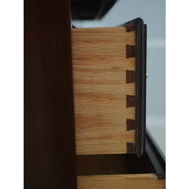 1990s Henkel Harris Mahogany Lingerie Chest of Drawers For Sale - Image 5 of 12