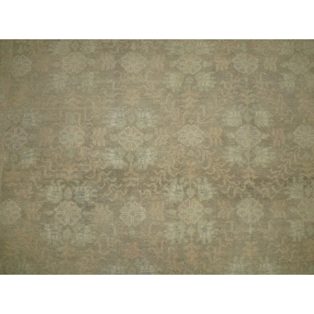Pale Vintage Oushak Rug - 5'2" x 9'1" For Sale - Image 10 of 10