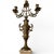 Early 20th Century Pair of Antique Italian Bronze Candelabras With Marble Bases – 25” Tall For Sale - Image 5 of 6
