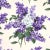 Contemporary Sample - Schumacher x Johnson Hartig Proust's Lilacs Fabric in Purple For Sale - Image 3 of 5