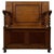Antique English Golden Oak Monks Bench For Sale - Image 12 of 14
