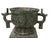 Sculpture Materials Vintage Style Ancient Ritual Bronze Vessel Display Art For Sale - Image 7 of 11