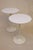 Wood Rare Matched Pair Knoll Eero Saarinen "Tulip" Atomic Space Age Modern Sculpture Tables '58 For Sale - Image 7 of 12
