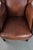 Vintage Wing Chair in Sheepskin Leather For Sale - Image 6 of 17