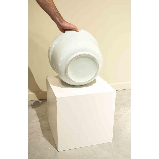 Large First Half of the 20th Century White Ceramic Coolers, 1950s, Set of 2 For Sale - Image 3 of 13