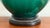 Ceramic Monumental Chinese Emerald Green Porcelain Vase Table Lamp For Sale - Image 7 of 11