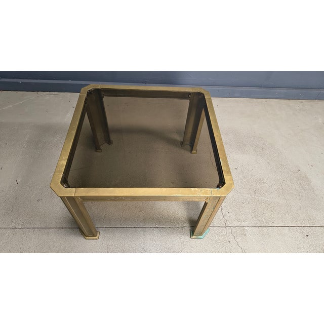 Brutalist Cast Bronze Side Tables from Peter Van Heeck, 1970s For Sale - Image 9 of 12