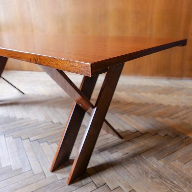 Tl58 Dining Table and Sd57 Chairs attributed to Marco Zanuso for Poggi, Italy, 1970s, Set of 7 For Sale - Image 9 of 18