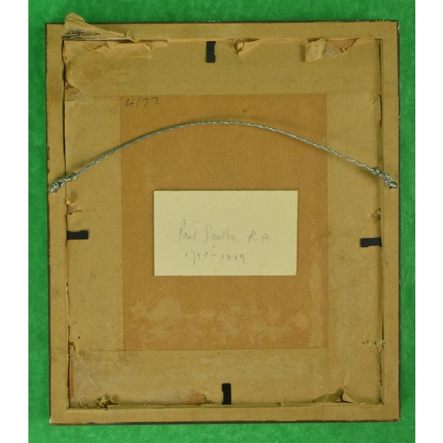 Late 18th Century Late 18th Century Paull Sandby, r.a. Ink & Wash on Paper of a Chair For Sale - Image 5 of 5