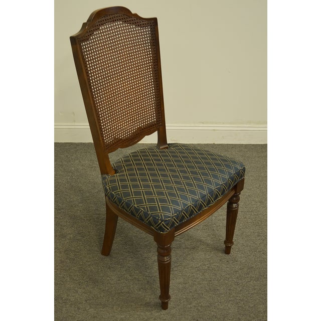 Ethan Allen Classic Manor Solid Maple Cane Back Side Chair Chairish