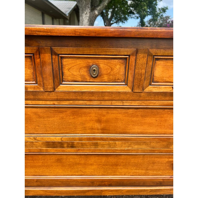 French 19th Century Louis XVI Mahogany Chest of Drawers For Sale - Image 4 of 12