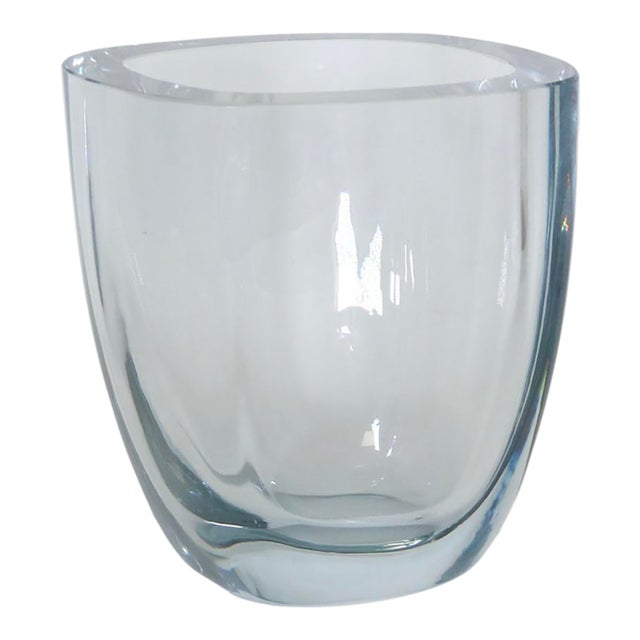 1930s Crystal Vase by Asta Strömberg for Strömbergshyttan For Sale
