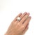 Late 20th Century Late 20th Century 18k White Gold Pearl Cocktail Ring With Diamonds, Size 7 For Sale - Image 5 of 7