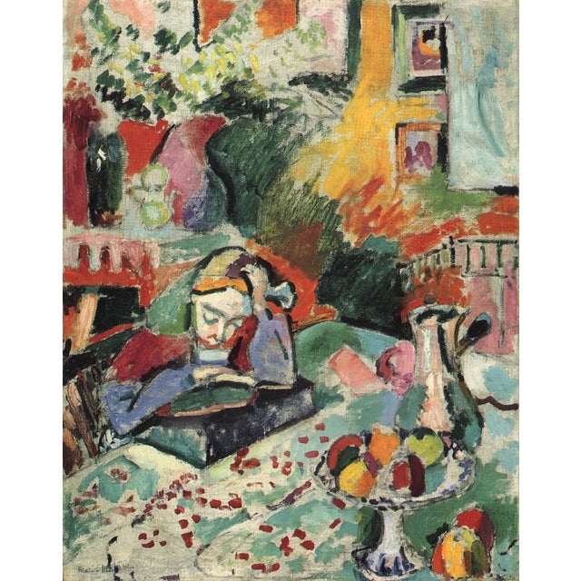 Artist: Henri Matisse Country: France Title: Girl reading Medium: Giclee on watercolor paper Marks: Ltd Edition Numbered...