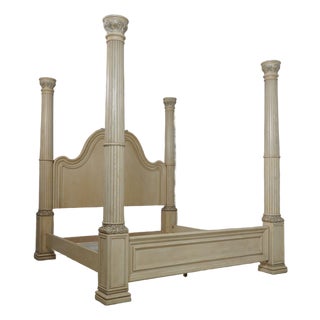 Henredon King Size Column Poster Bed For Sale