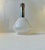 1970s Modern Italian Ceiling Lamp in White Opaline Glass & Chrome, 1970s For Sale - Image 5 of 7