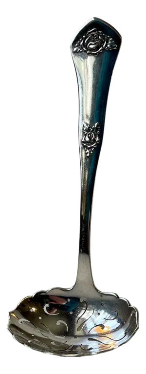 Sugar Sprinkle Spoon in Sterling Silver by F. J. Hingelberg, 1922