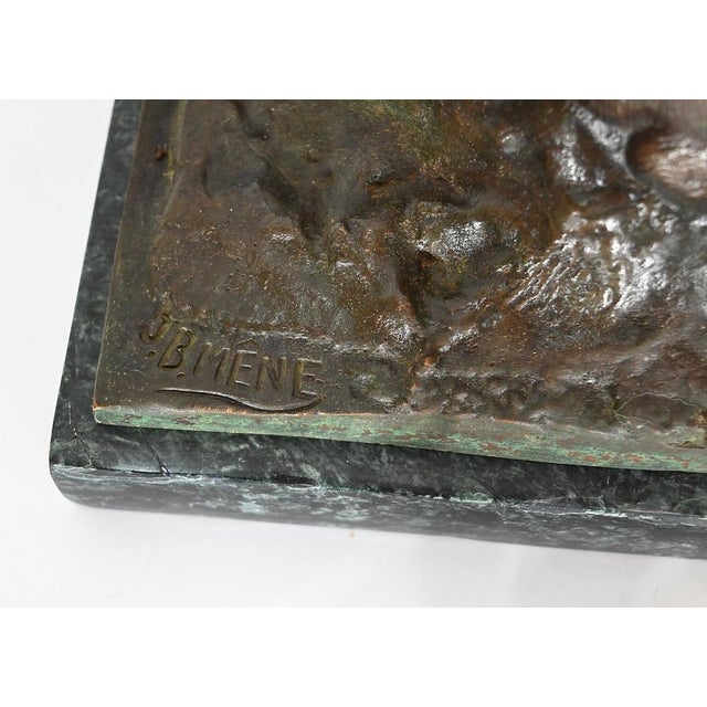 JB. Mêne, Animal Group, Late 1800s, Bronze For Sale - Image 9 of 18